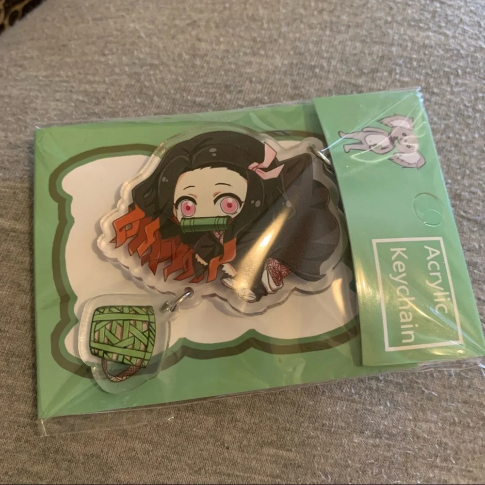 Demon Slayer Anime Nezuko Kamado Charm Keychain